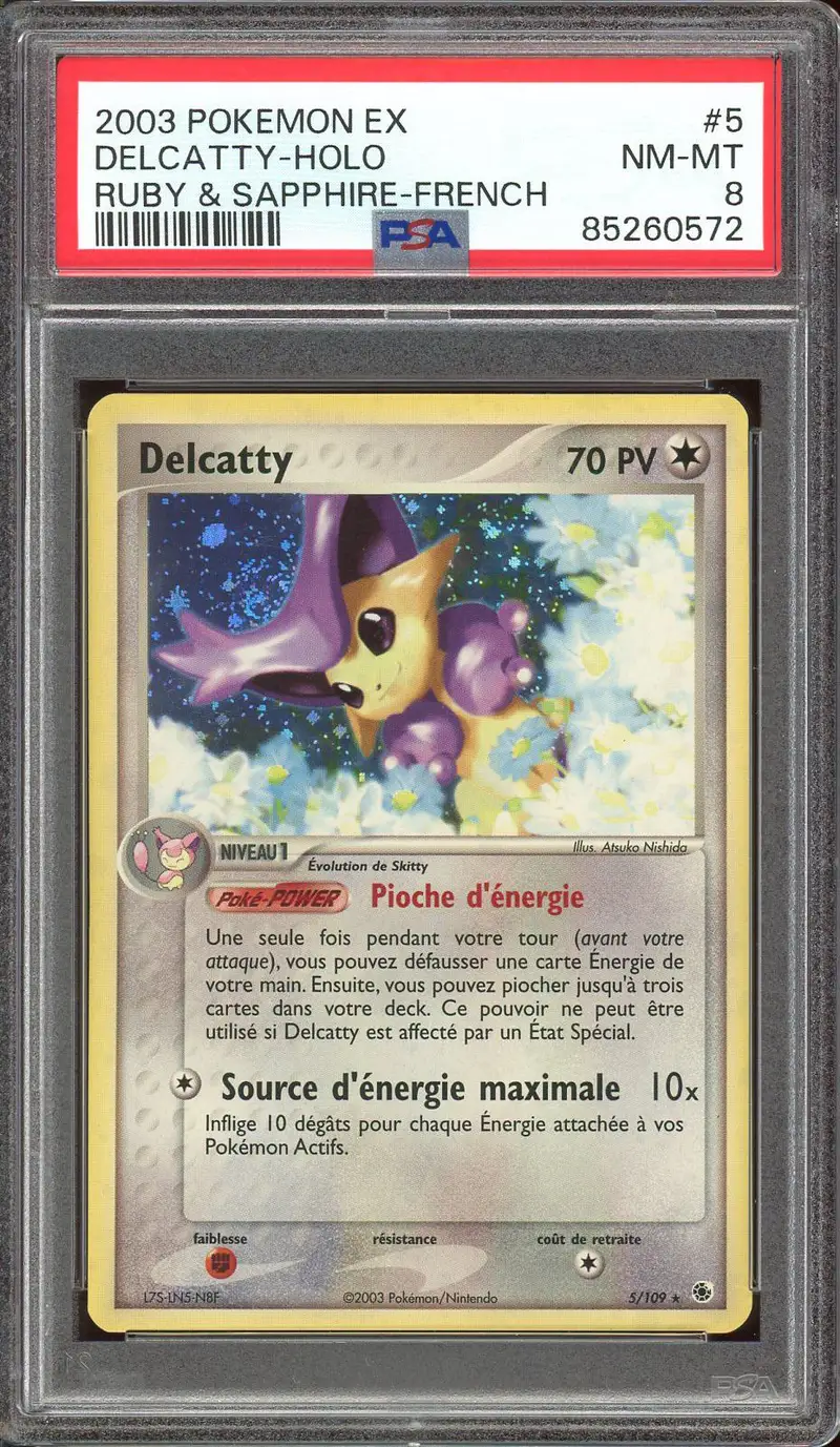 PSA 8 Delcatty Holo