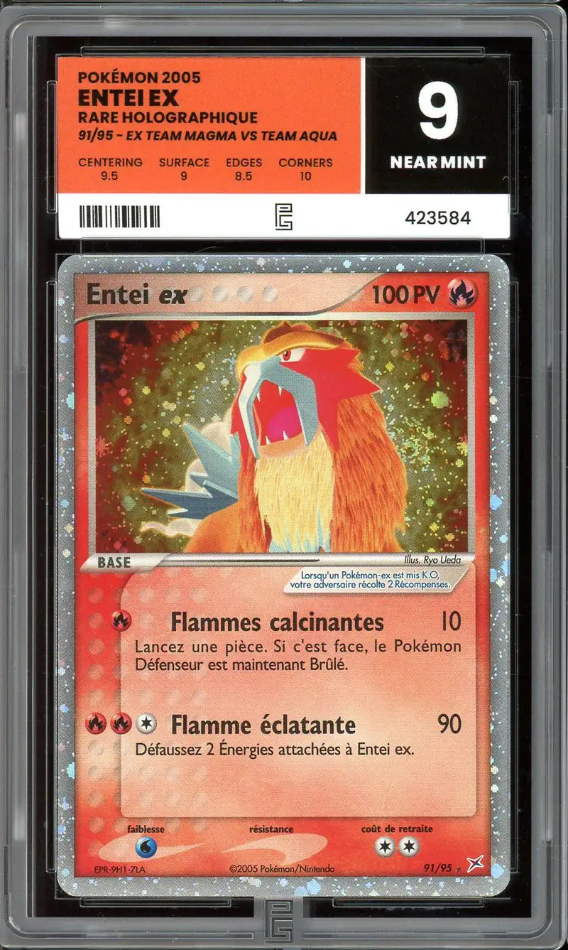 pokemon entei card ex - Black & White - Dark Explorers - Entei-EX [R] Searing Flame (10) Flip a coin Pokemon Pocket TCG Card 2