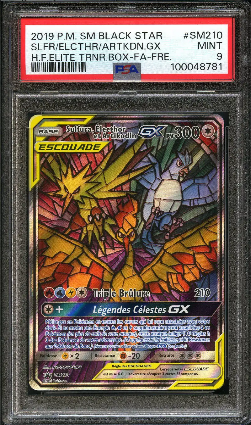 PSA 9 Sulfura, Électhor et Artikodin Gx