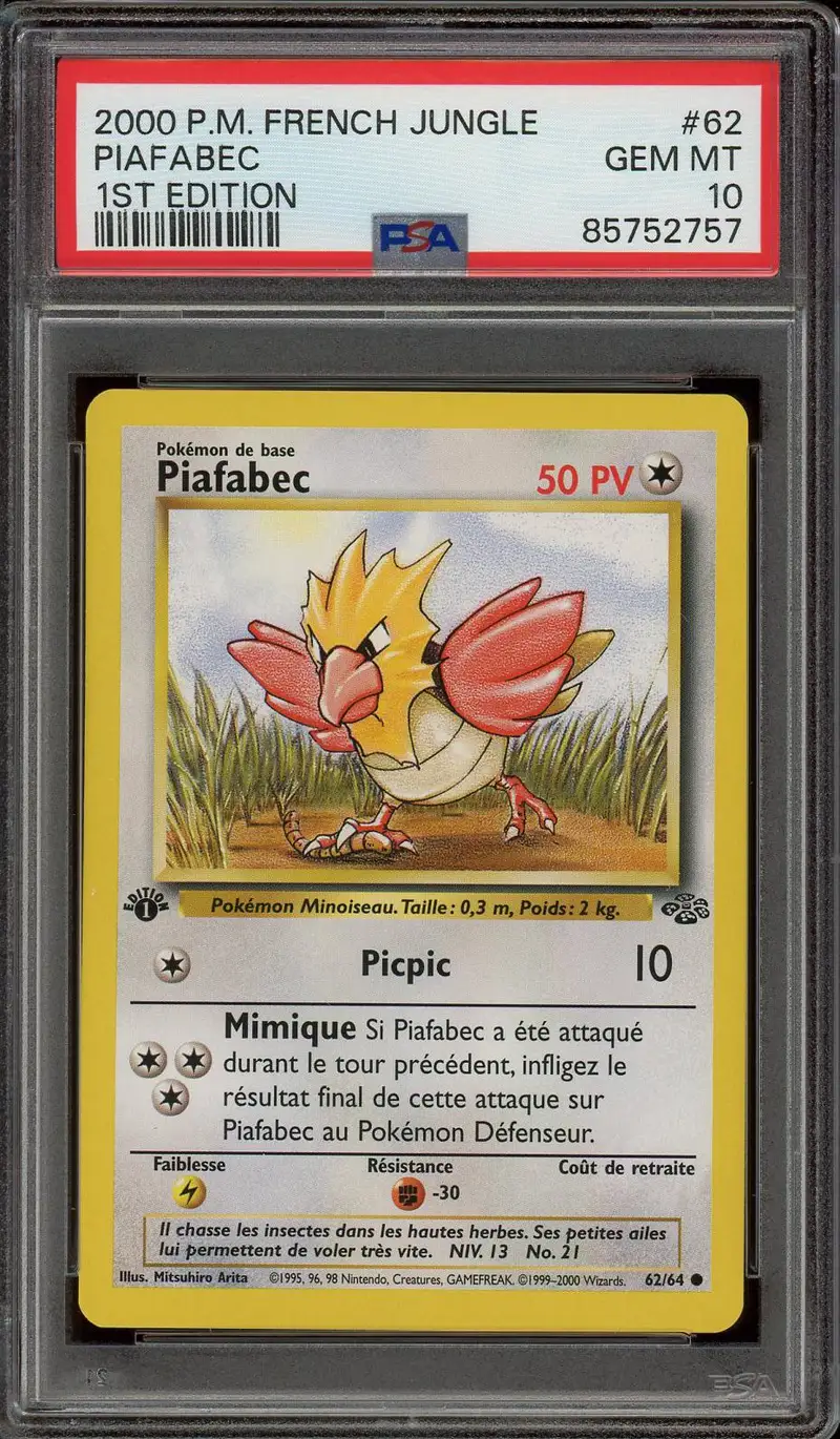 PSA 10 Piafabec