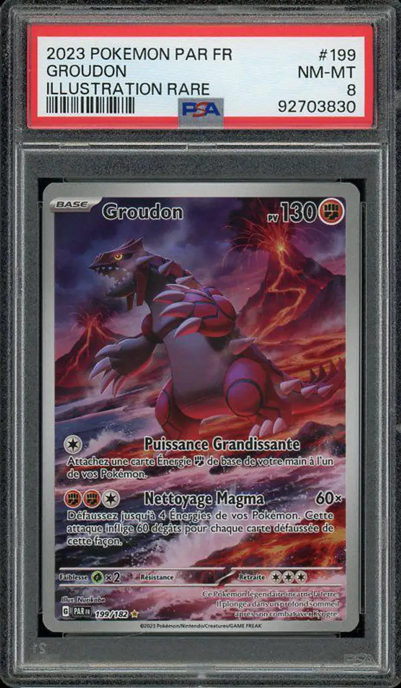 PSA 8 Groudon