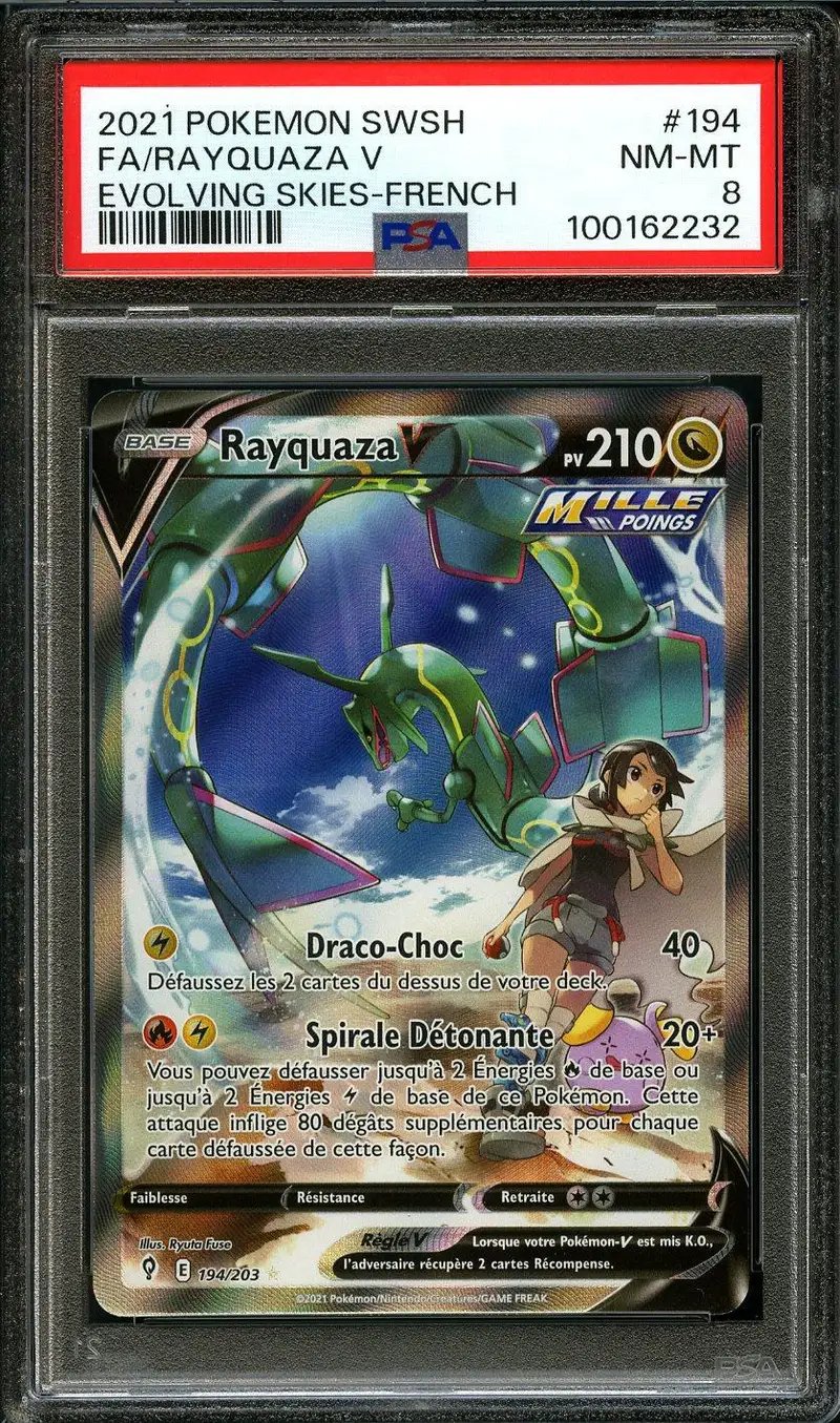 PSA 8 Rayquaza V