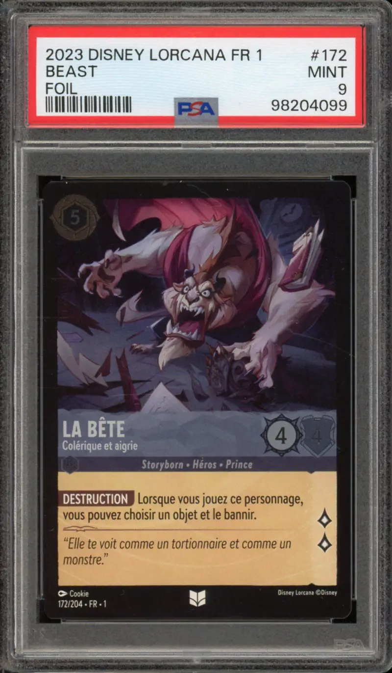 PSA 9 La Bête Foil