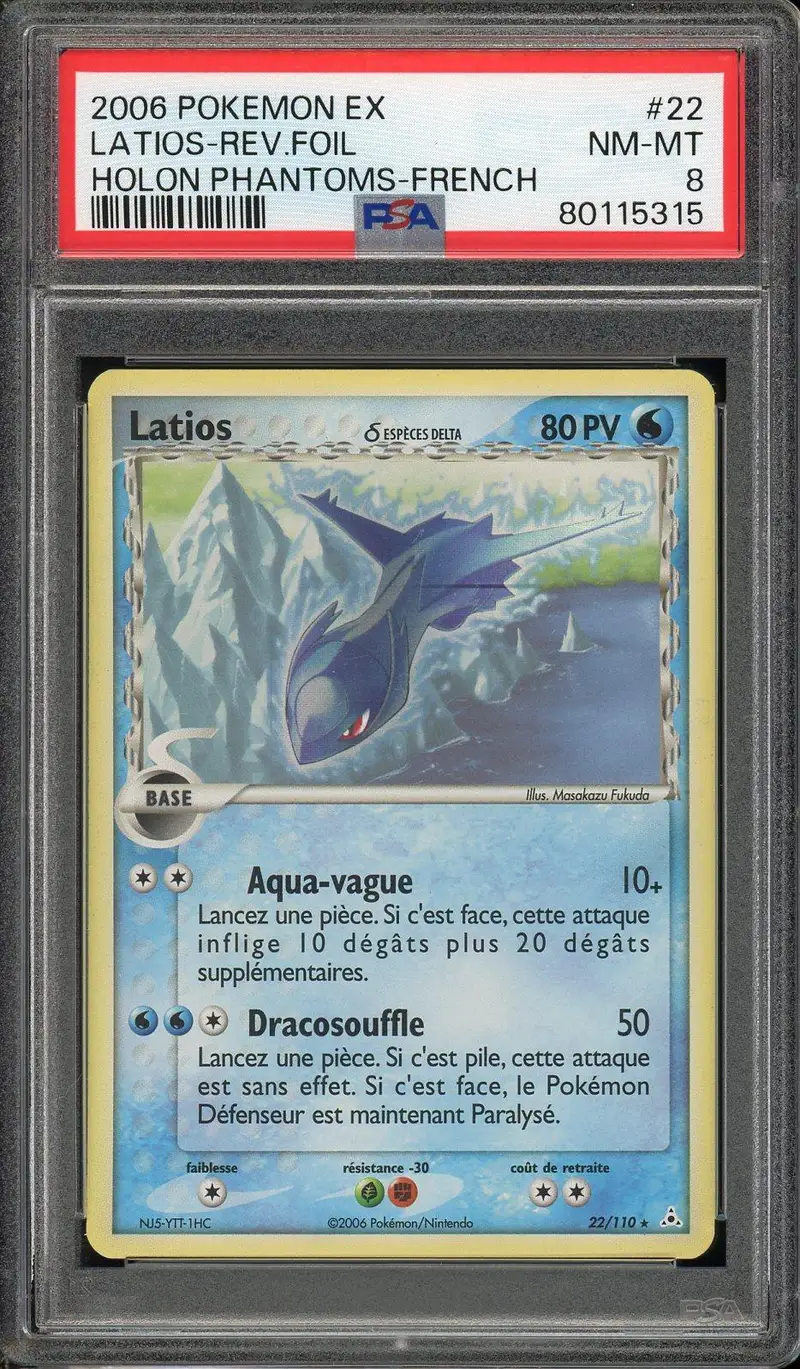 PSA 8 Latios Holo