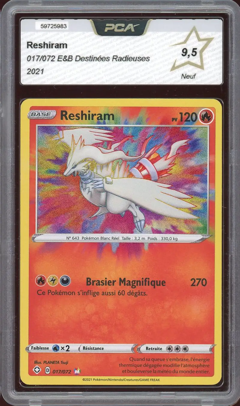PCA 9.5 Reshiram Holo