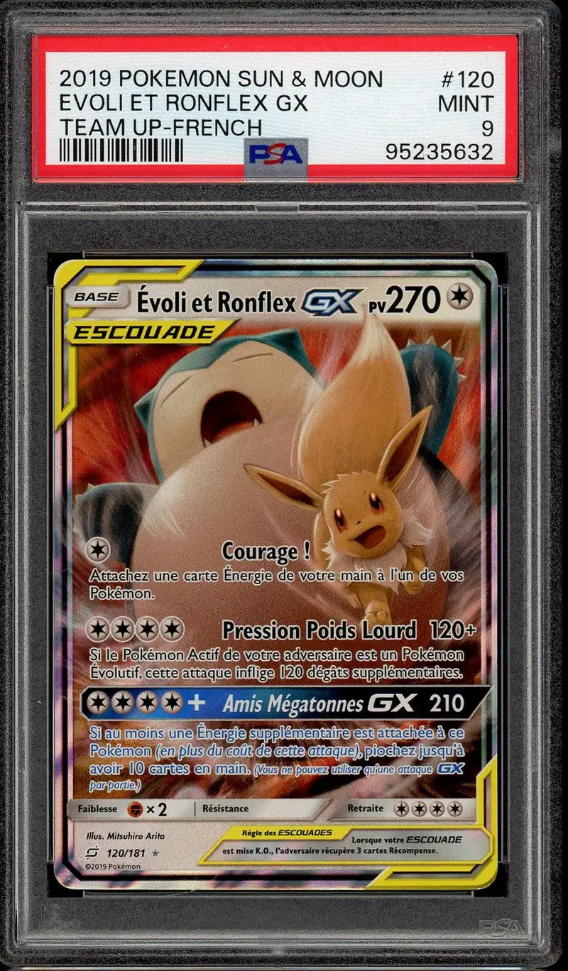 PSA 9 Evoli et Ronflex Gx