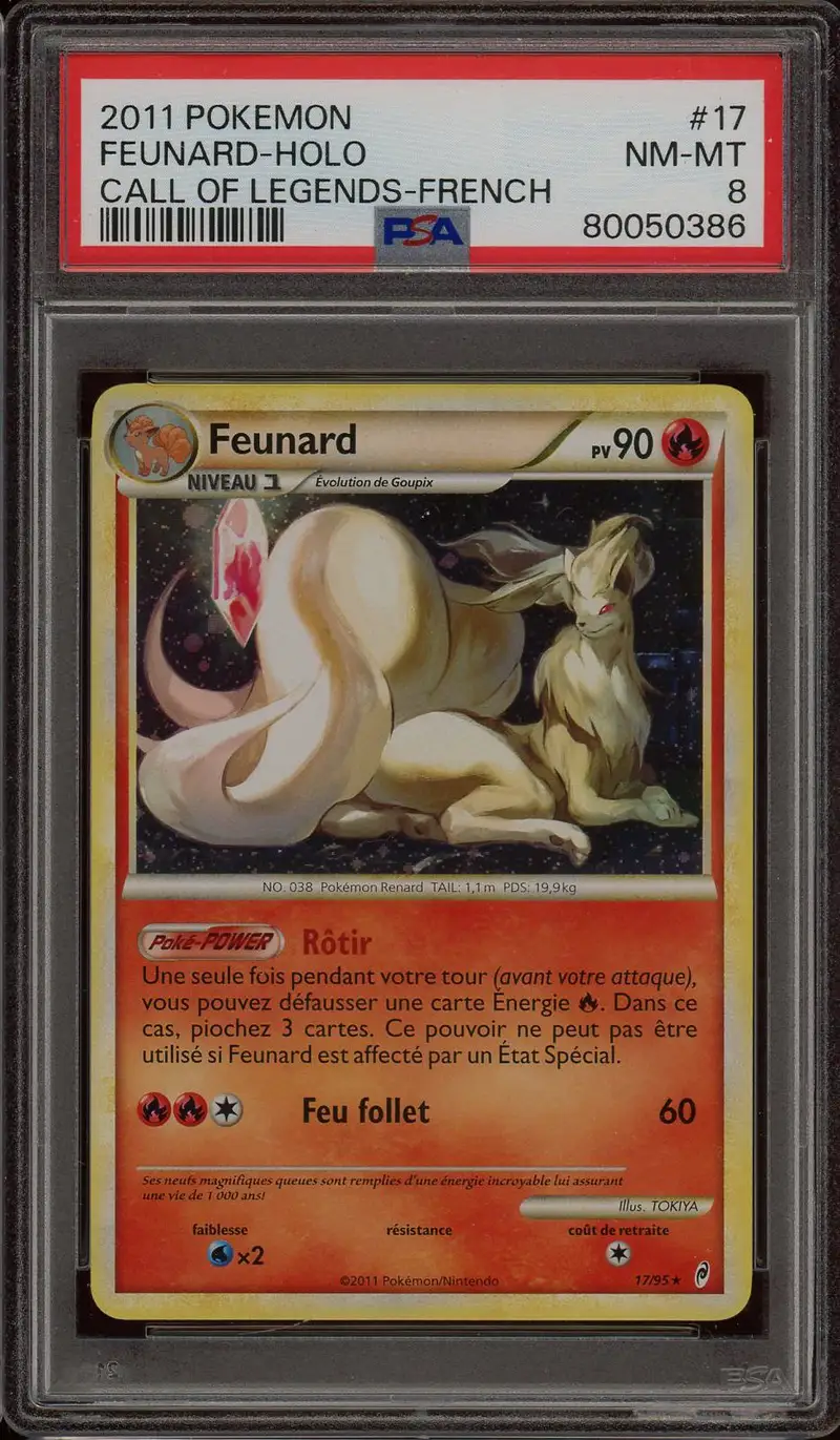 PSA 8 Feunard Holo