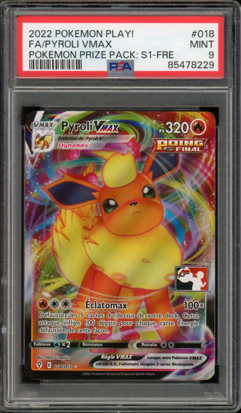 PSA 9 Pyroli VMax