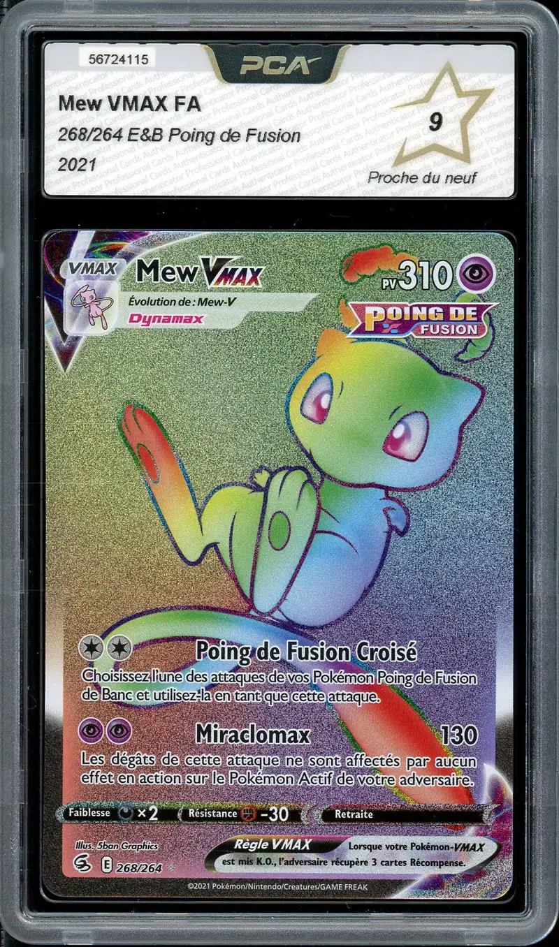 PCA 9 Mew VMax Rainbow