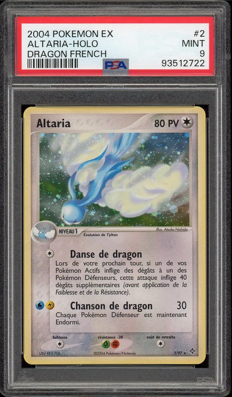 PSA 9 Altaria Holo