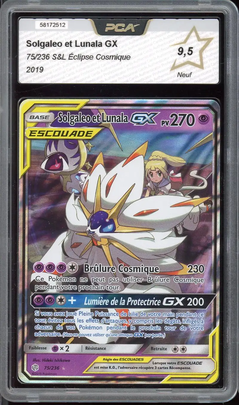 PCA 9.5 Solgaleo et Lunala Gx