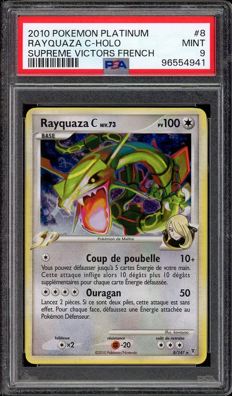 PSA 9 Rayquaza Holo