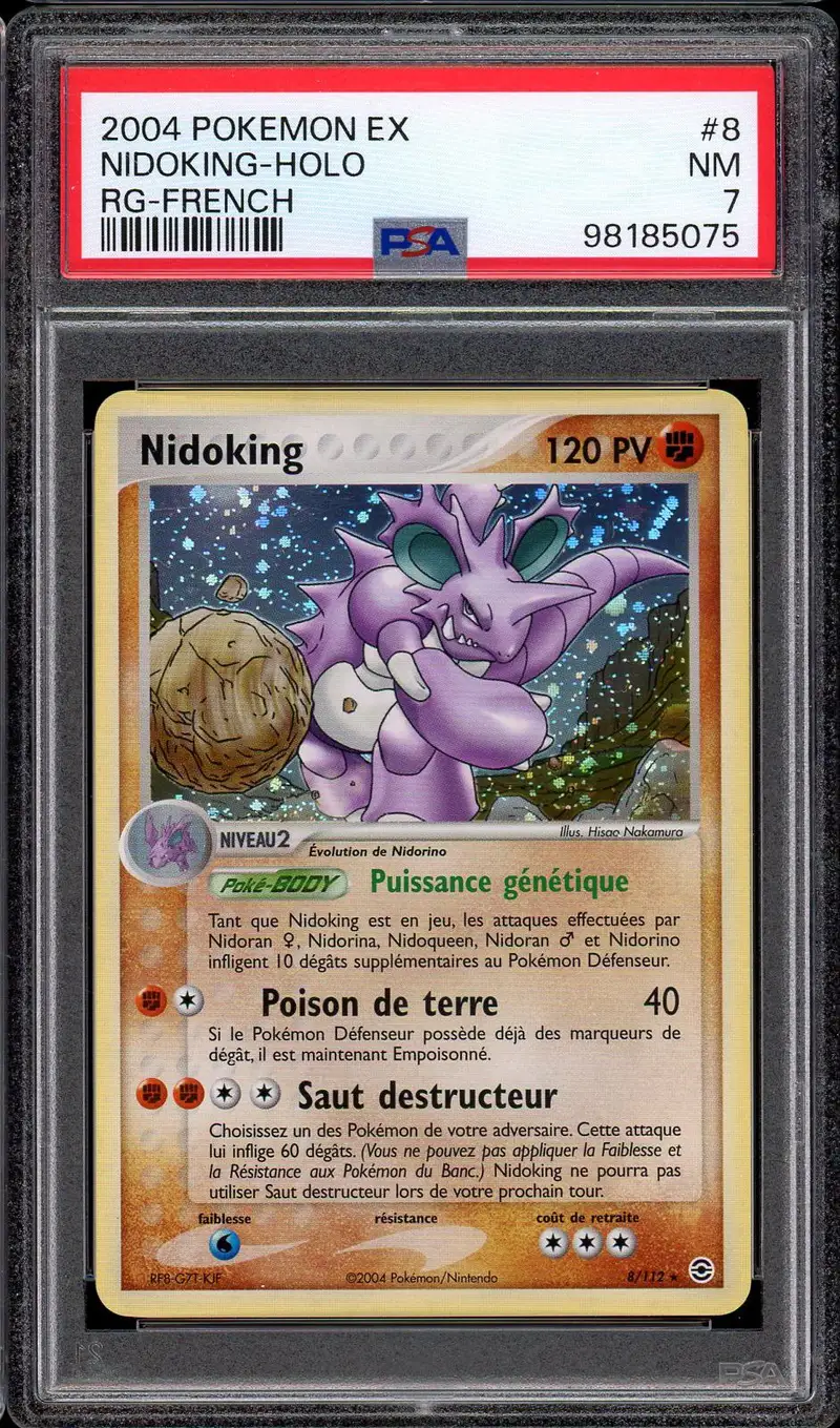PSA 7 Nidoking Holo