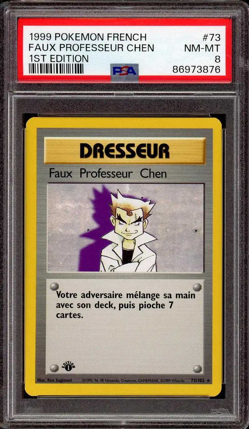 PSA 8 Faux Professeur Chen
