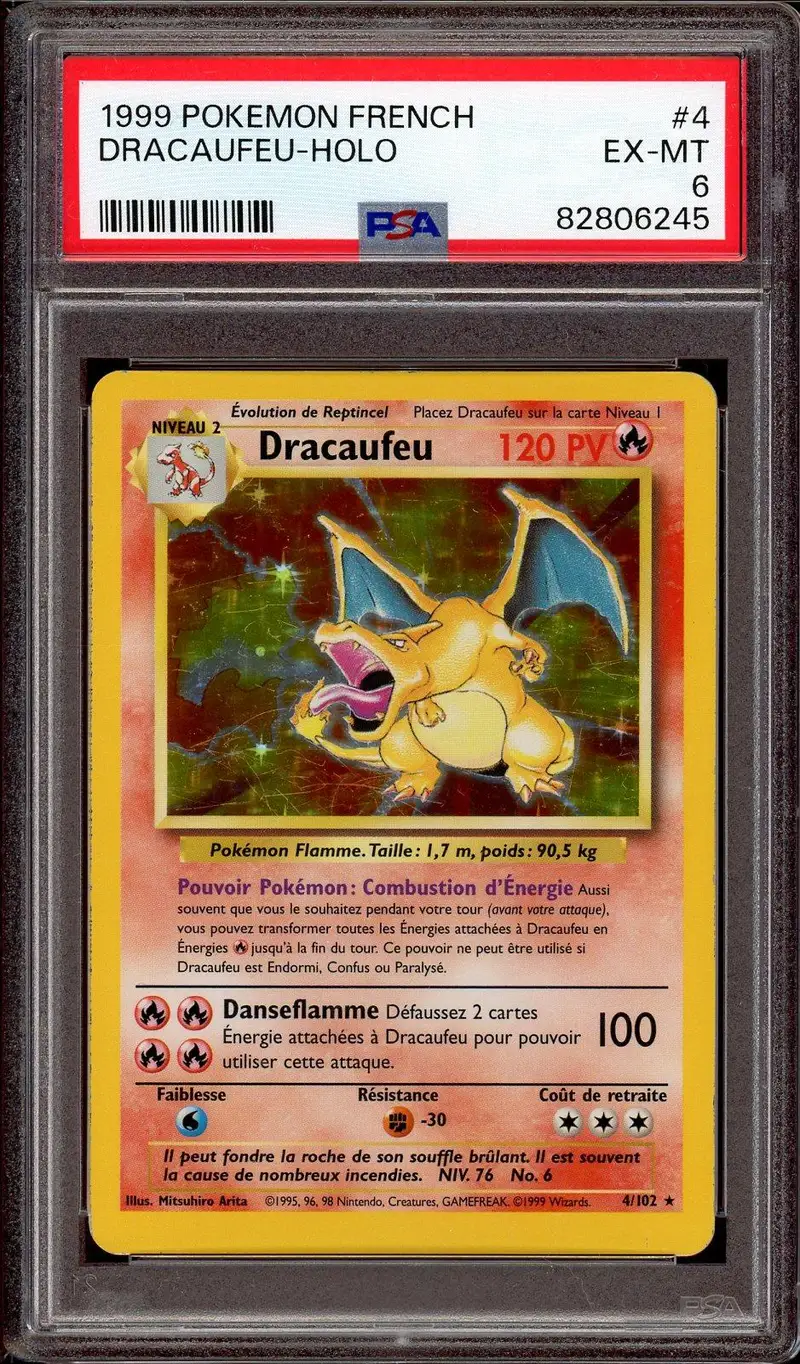 PSA 6 Dracaufeu Holo
