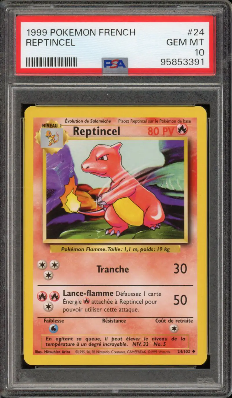 PSA 10 Reptincel