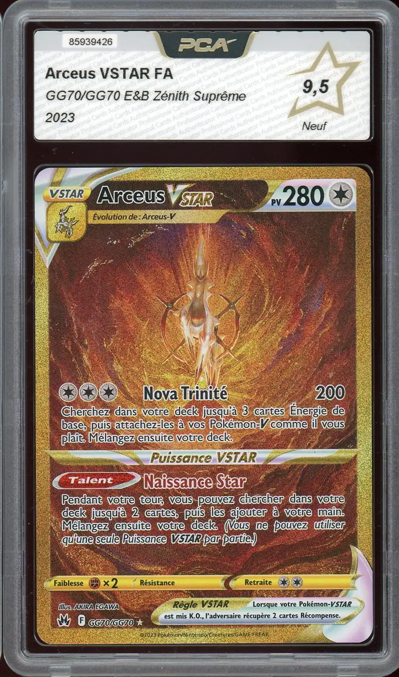 PCA 9.5 Arceus VStar Gold