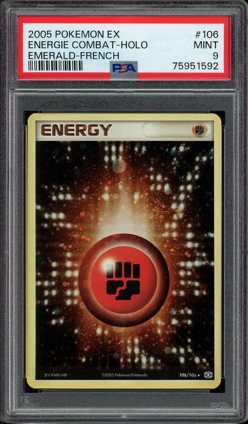 PSA 9 Energie Combat Holo