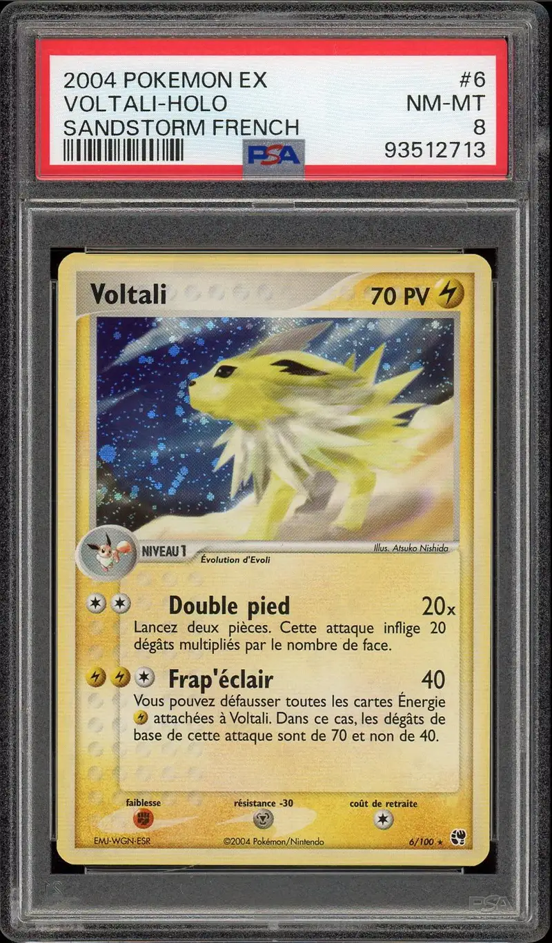 PSA 8 Voltali Holo