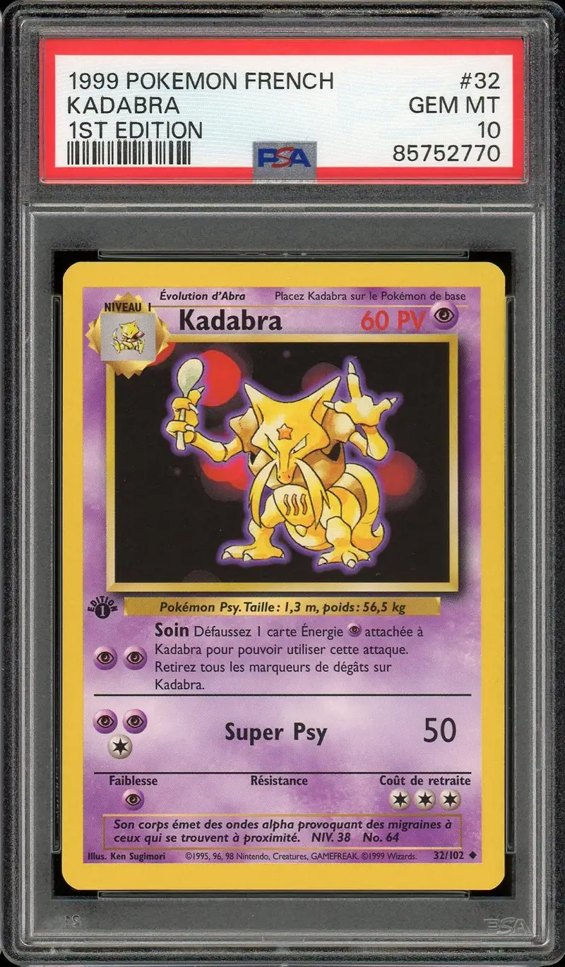 PSA 10 Kadabra