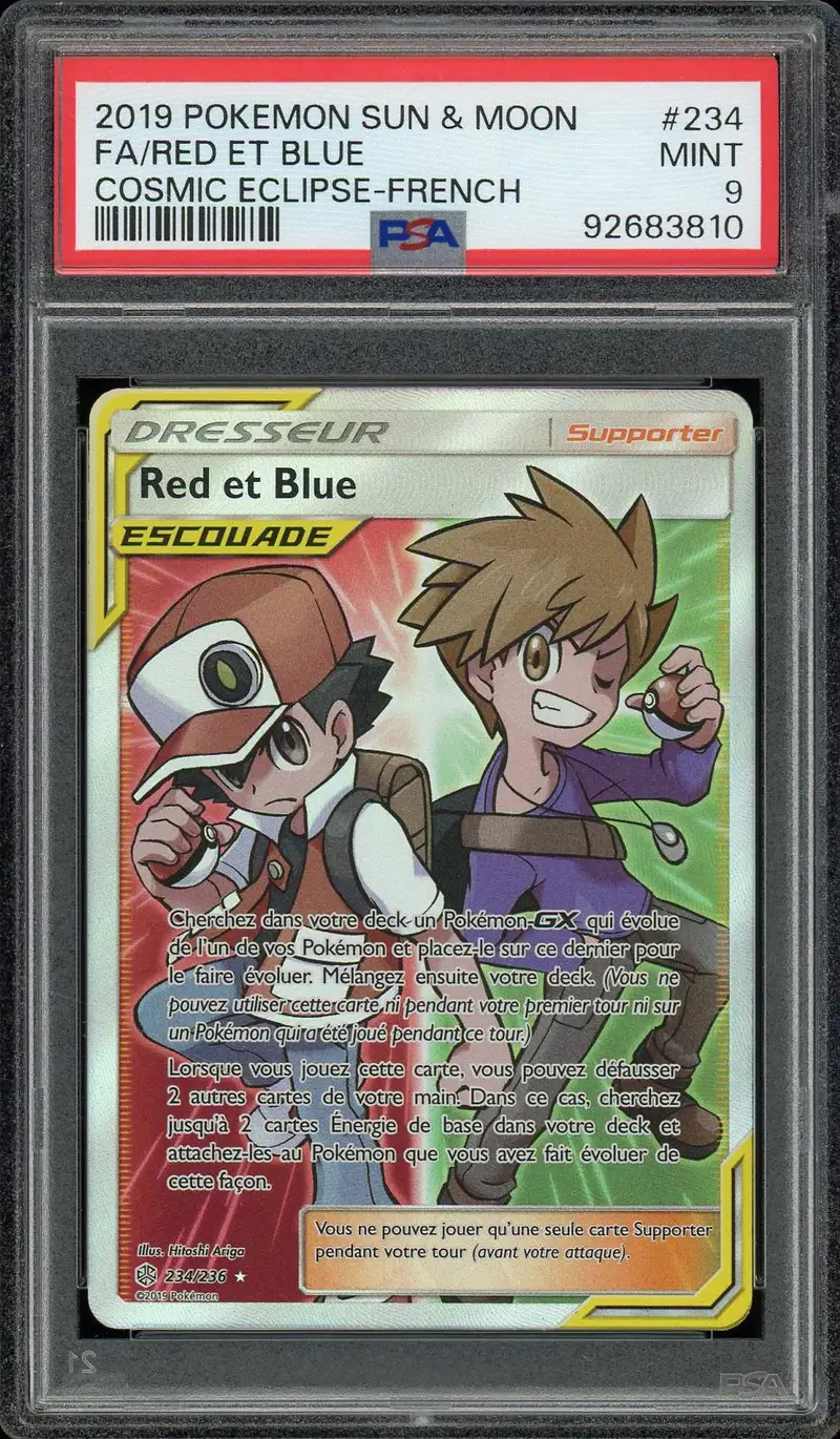 PSA 9 Red et Blue