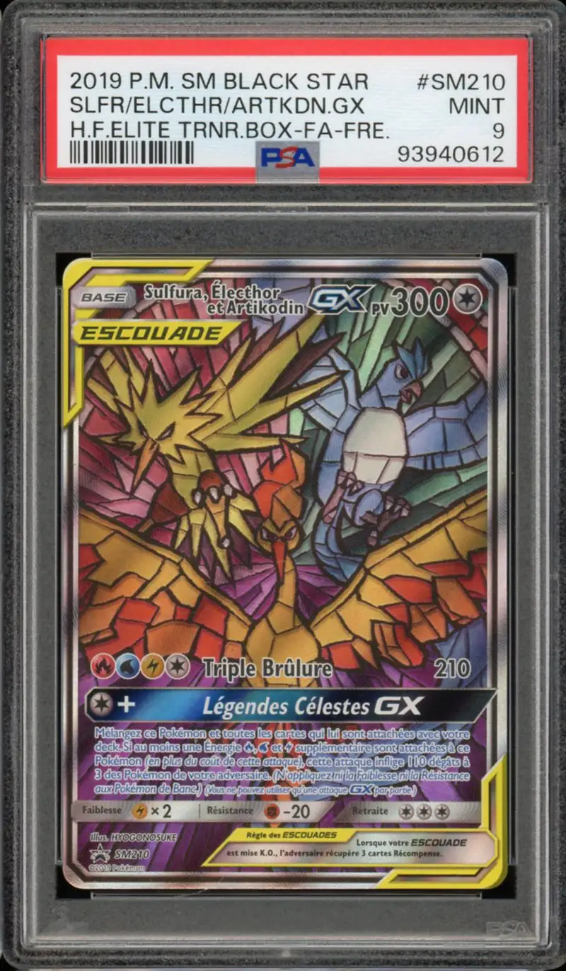 PSA 9 Sulfura, Électhor et Artikodin Gx