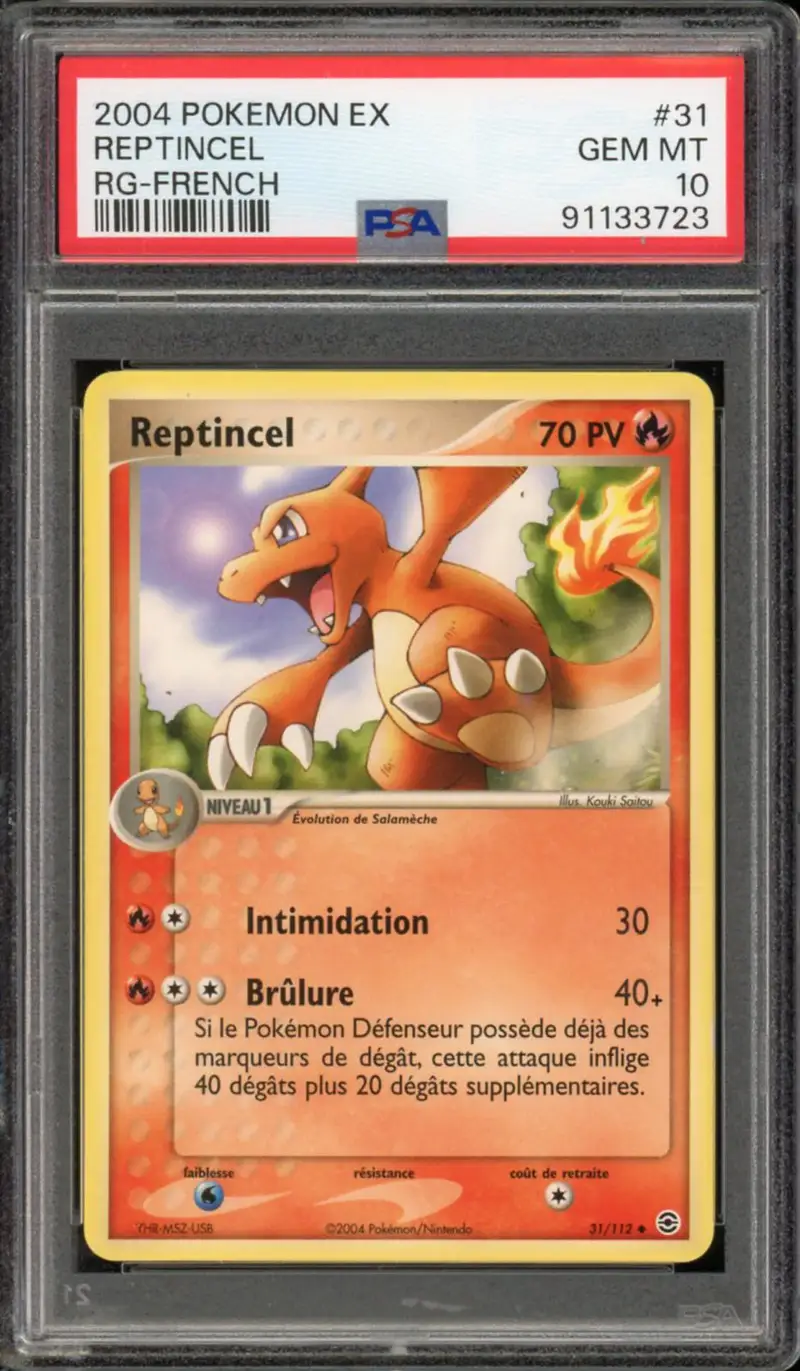 PSA 10 Reptincel