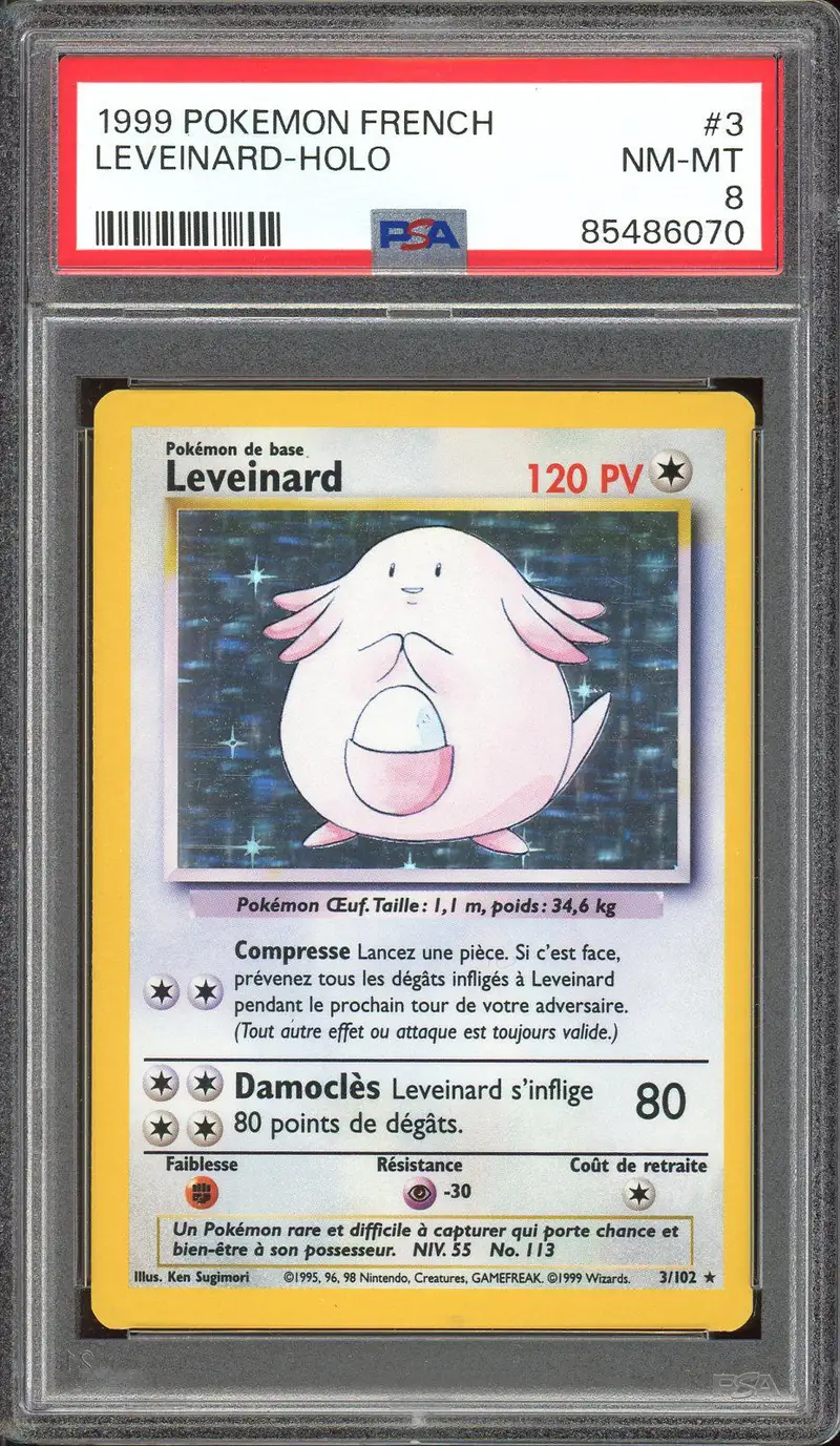 PSA 8 Leveinard Holo