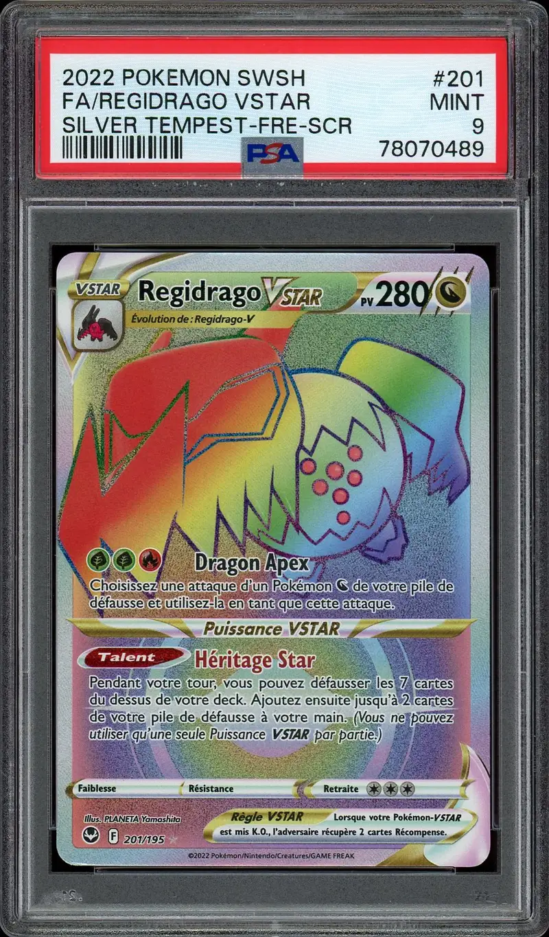 PSA 9 Regidrago VStar