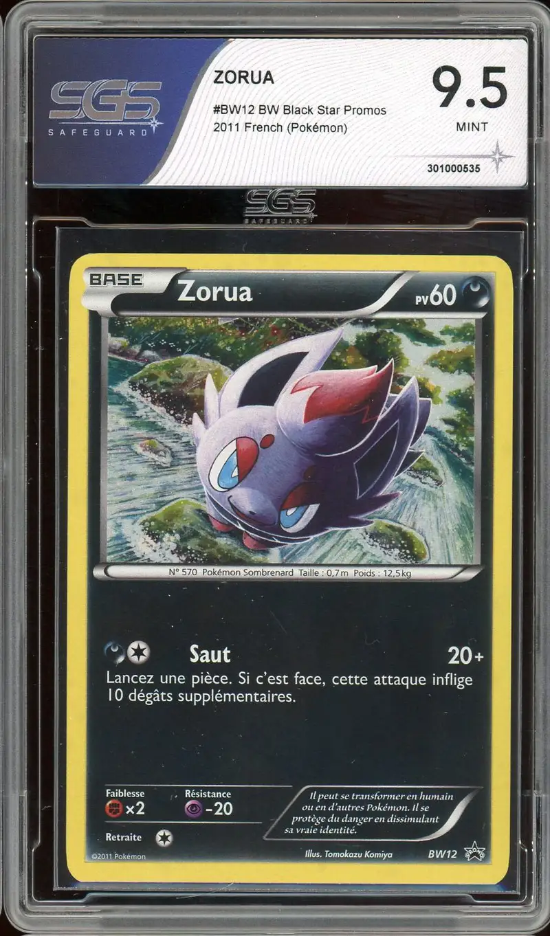 SGS 9.5 Zorua Holo