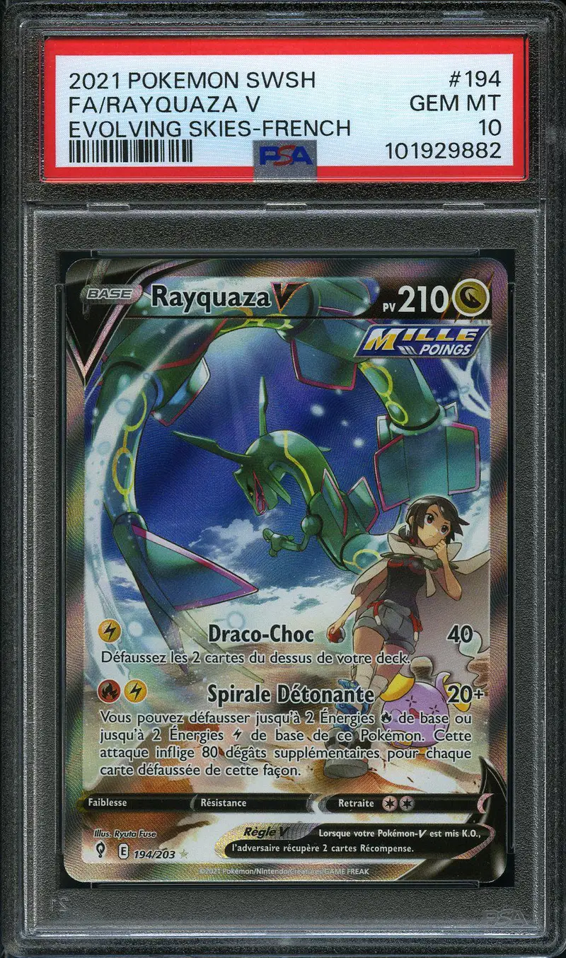 PSA 10 Rayquaza V