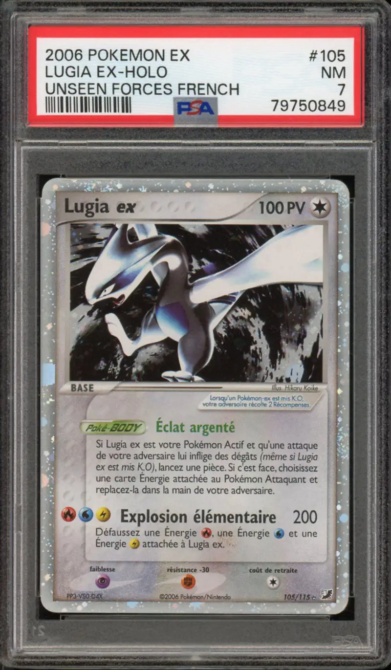 PSA 7 Lugia Ex