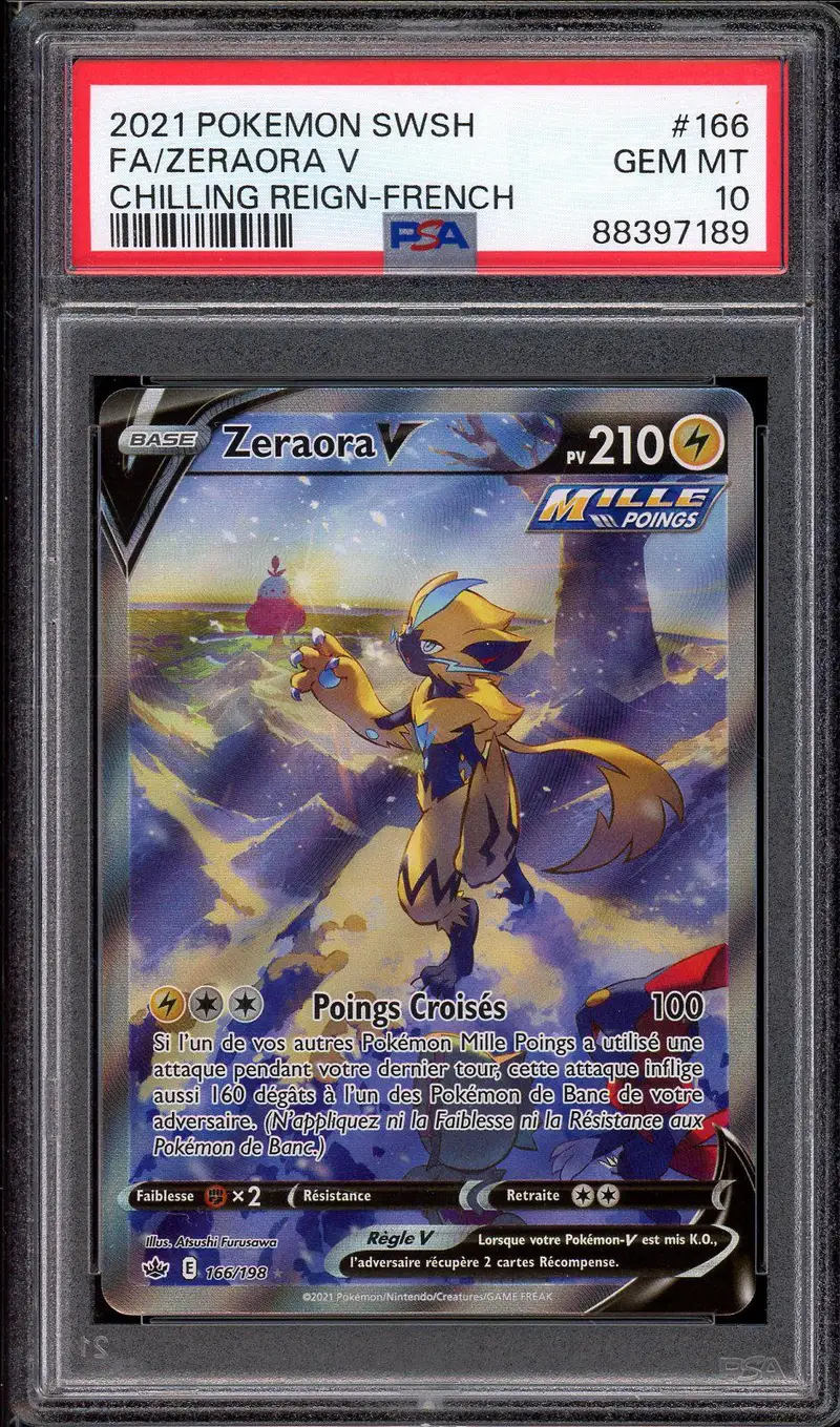 PSA 10 Zeraora V