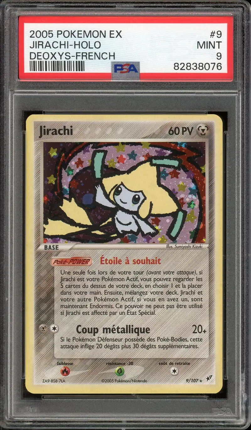 PSA 9 Jirachi Holo