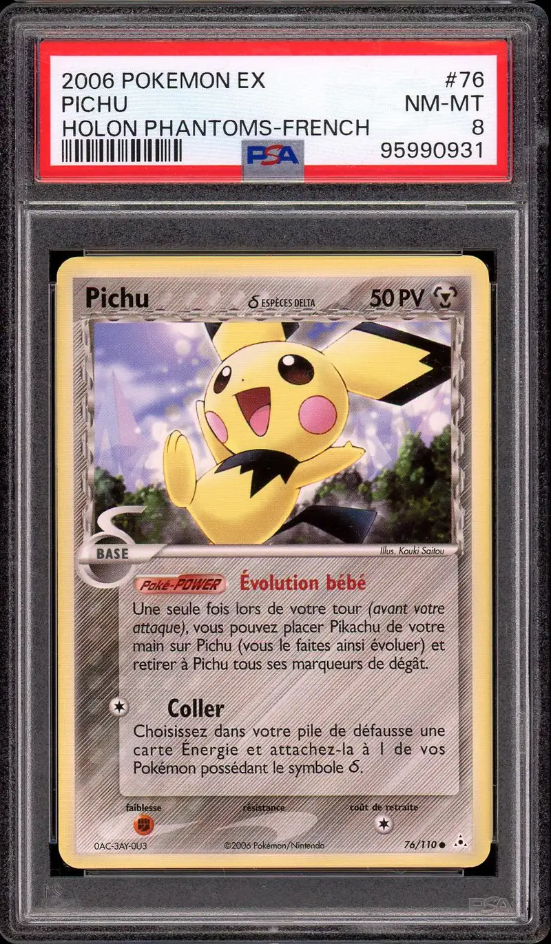 PSA 8 Pichu