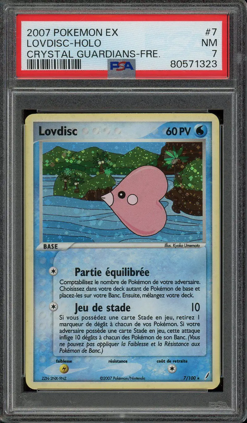 PSA 7 Lovdisc Holo