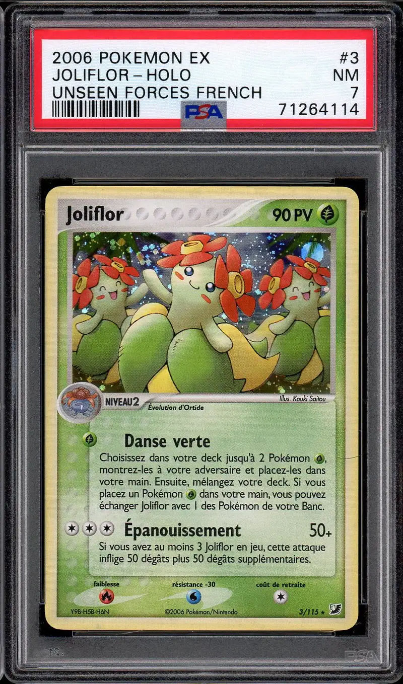 PSA 7 Joliflor Holo