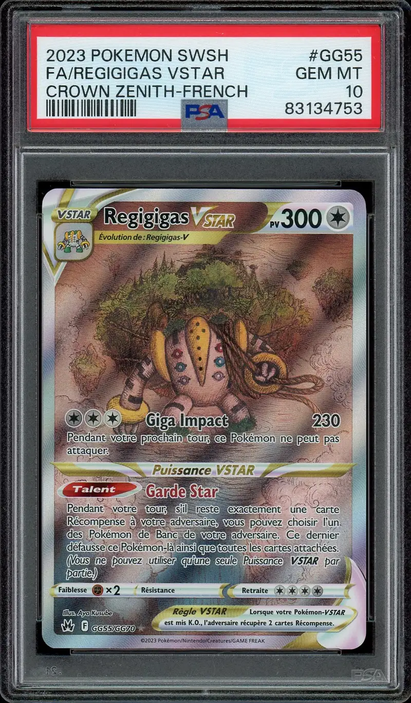 PSA 10 Regigigas VStar