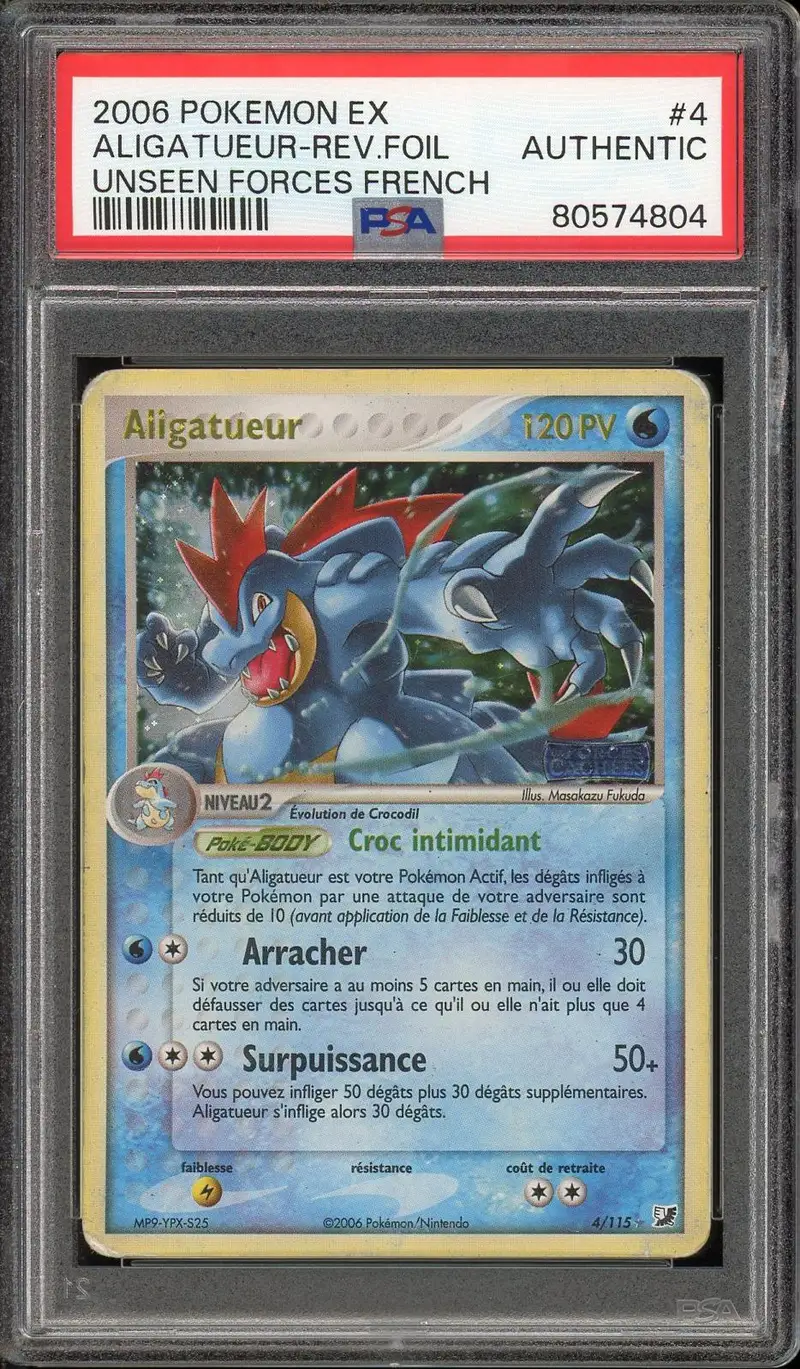 PSA A Aligatueur Holo Rev