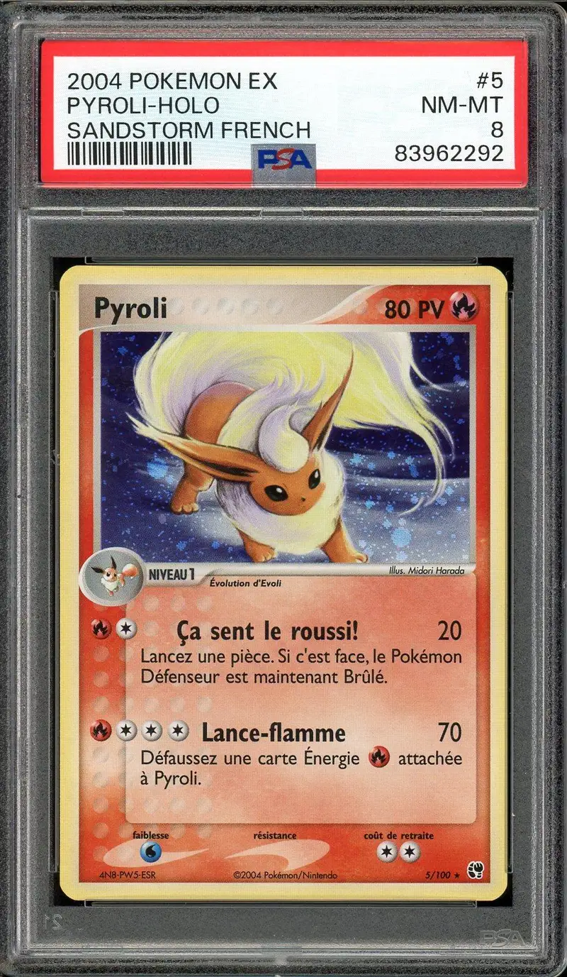 PSA 8 Pyroli Holo