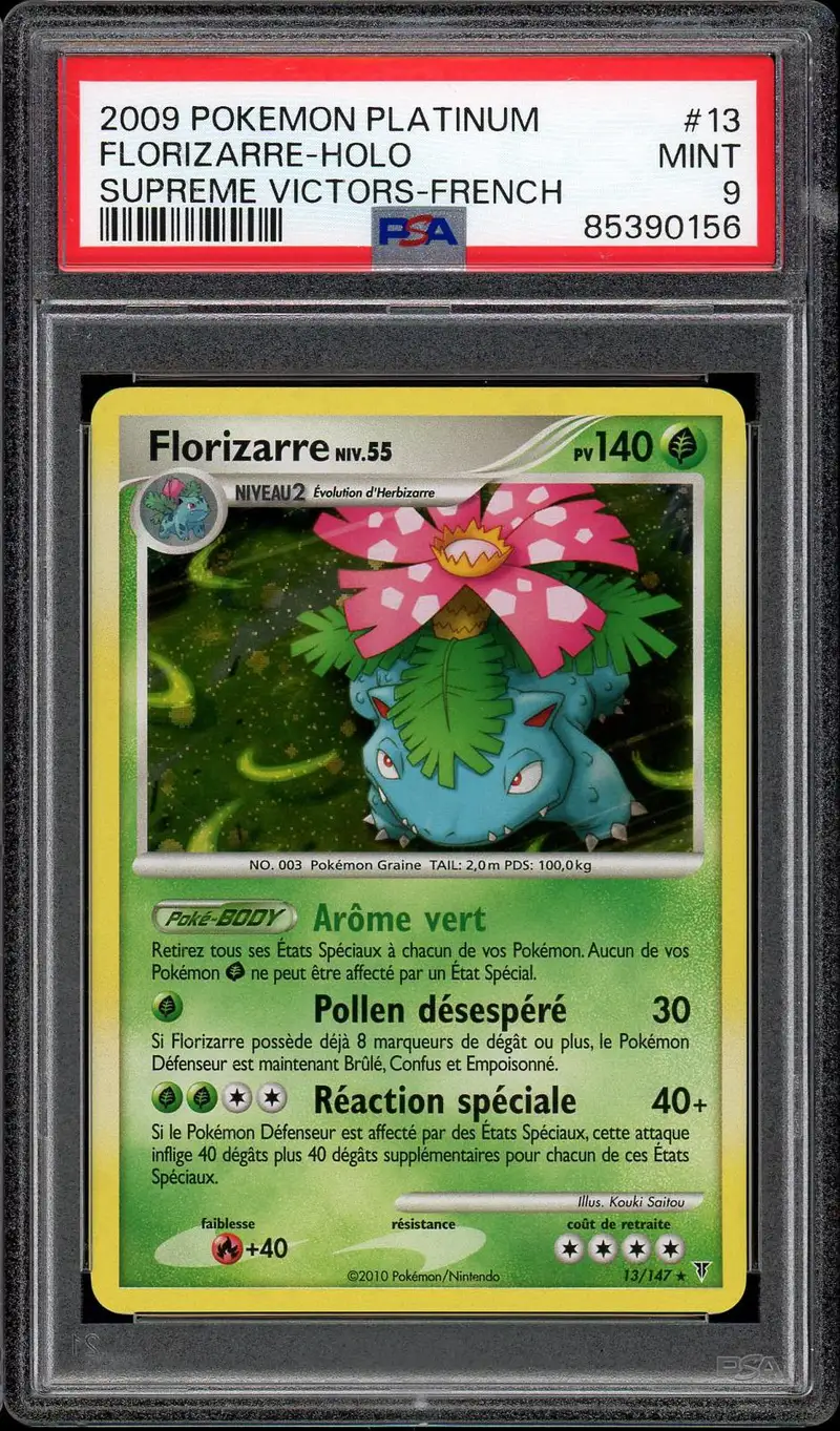 PSA 9 Florizarre Holo