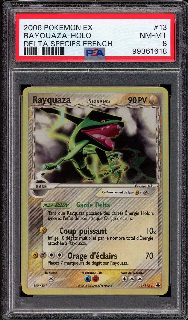 PSA 8 Rayquaza Holo