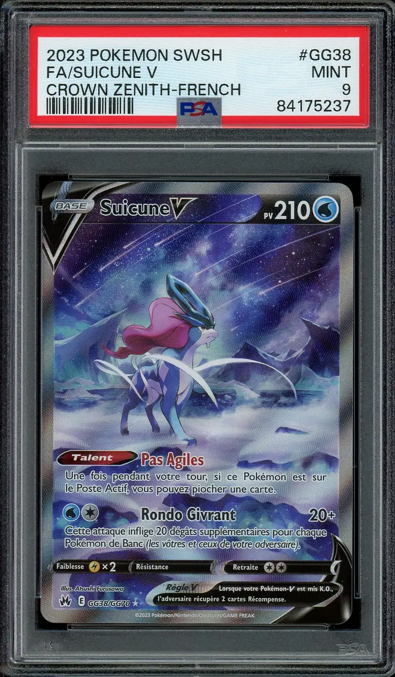 PSA 9 Suicune V