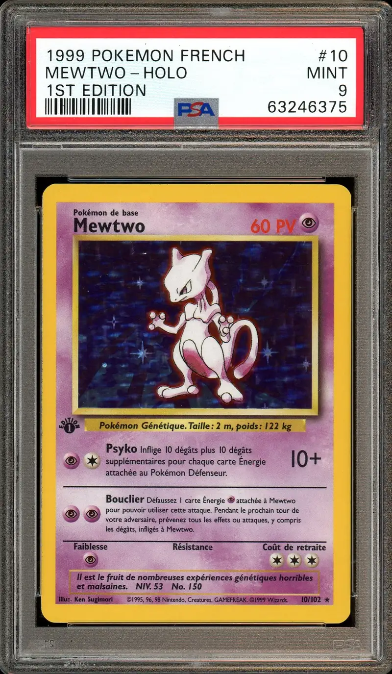 PSA 9 Mewtwo Holo