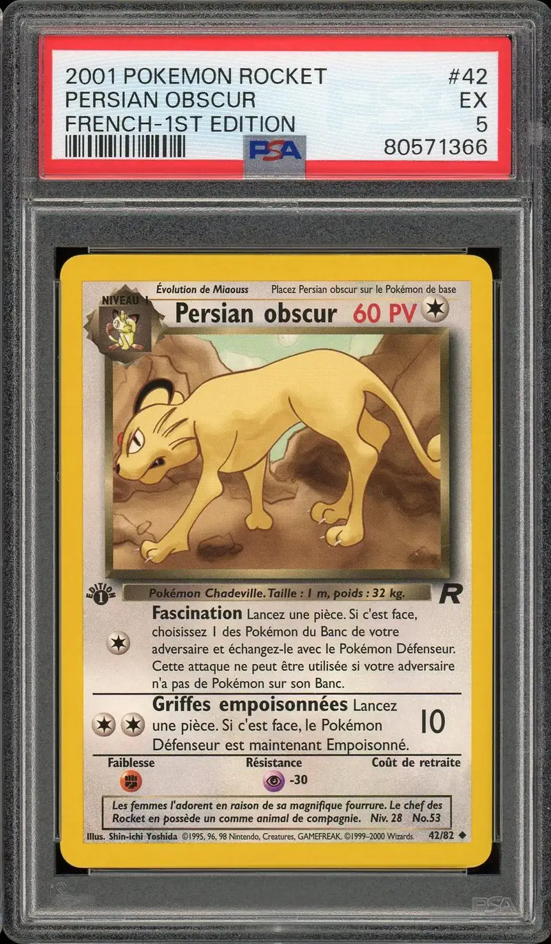 PSA 5 Persian Obscur