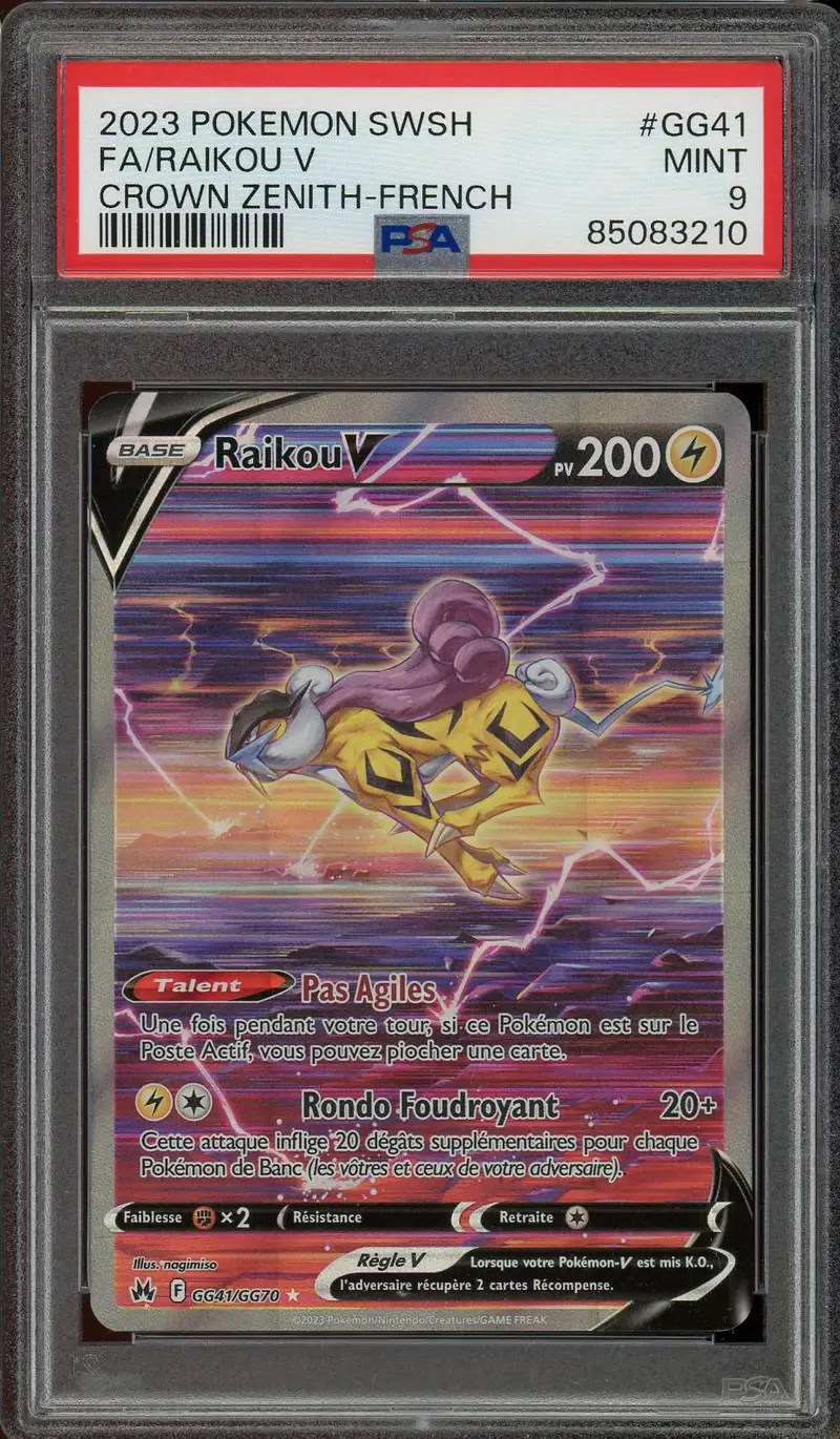 PSA 9 Raikou V