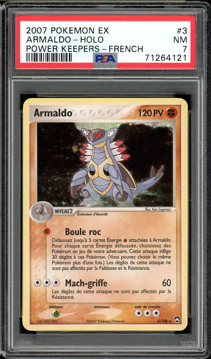 PSA 7 Armaldo Holo