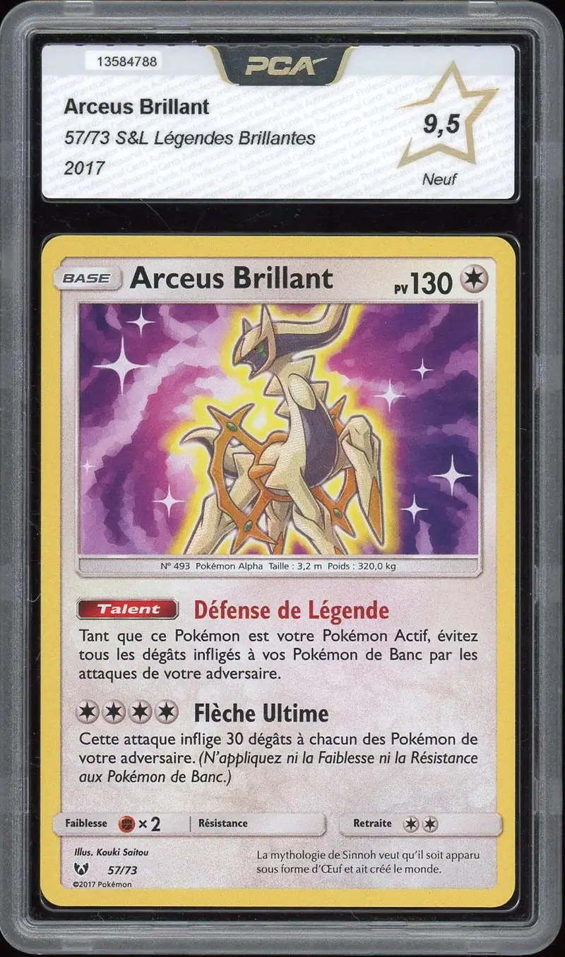 PCA 9.5 Arceus Brillant