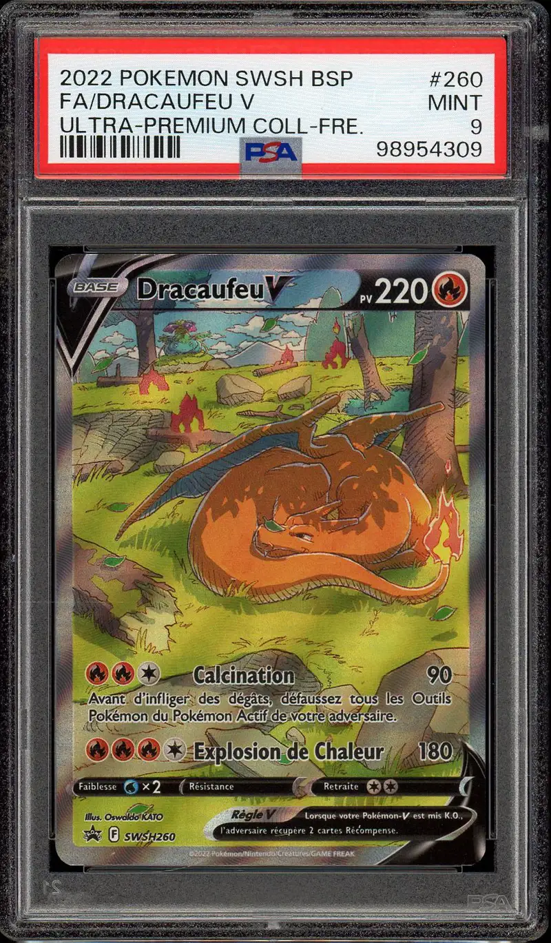 PSA 9 Dracaufeu V