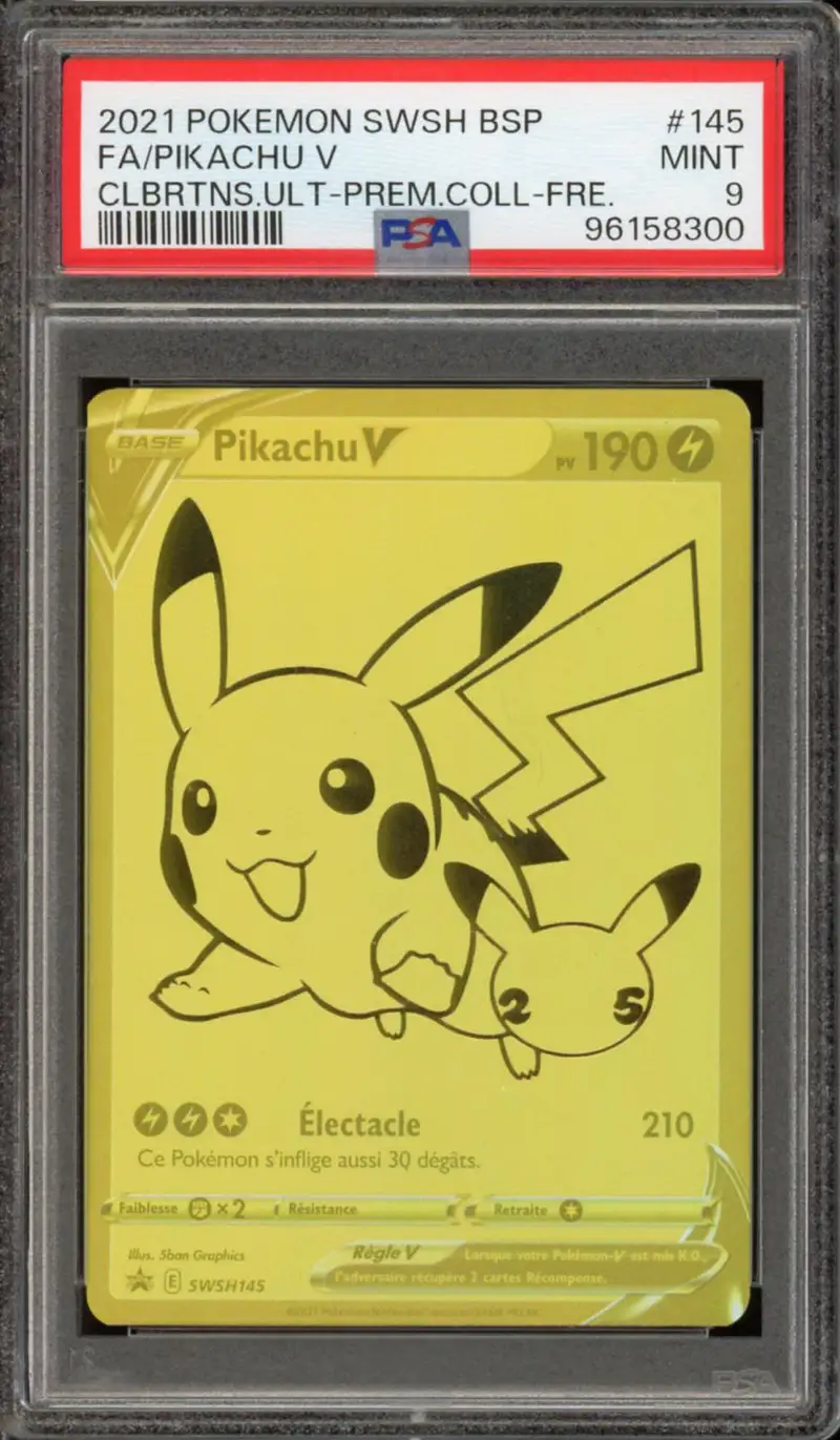 PSA 9 Pikachu V